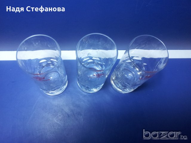 № 355 стъклени чаши за безалкохолно Булгарплод 3 бр, снимка 4 - Колекции - 19396366