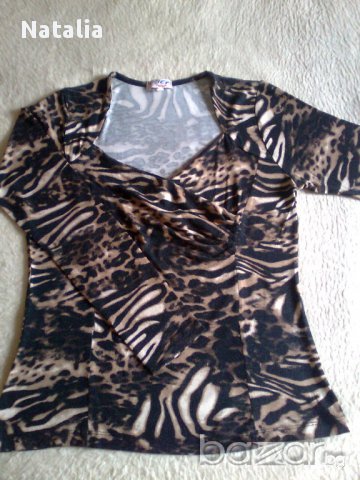 Страхотна блузка в тигров принт"Sier fashion ", снимка 4 - Туники - 12097700