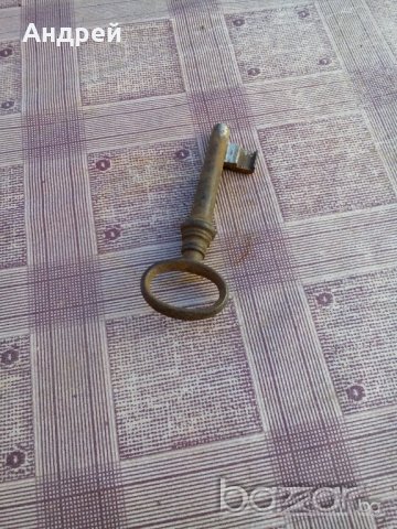 Старинен ключ, снимка 4 - Антикварни и старинни предмети - 19496465