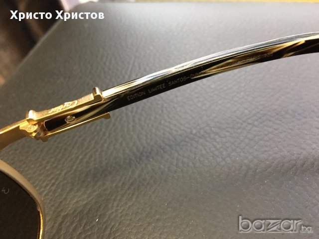 Слънчеви очила Cartier Edition Limitee Santos Dumont реплика клас ААА+, снимка 3 - Слънчеви и диоптрични очила - 16233245