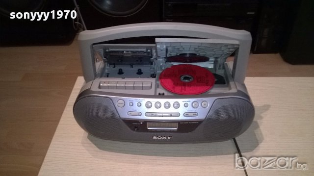 Sony cfd-s05 cd/tuner/cassette/aux-внос швеицария, снимка 8 - Радиокасетофони, транзистори - 15264351