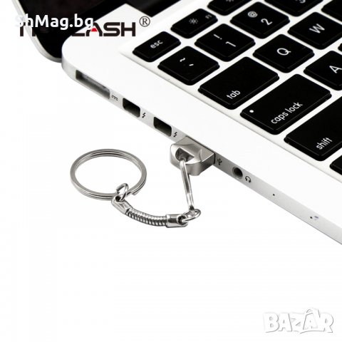  Мини флашка метална 32GB USB 2.0 , снимка 4 - USB Flash памети - 24707223