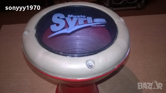 КАФЯВА СИНЯ ЗЕЛЕНА ЧЕРНА нова тарамбука 26х17см-внос сирия, снимка 11 - Ударни инструменти - 23460800