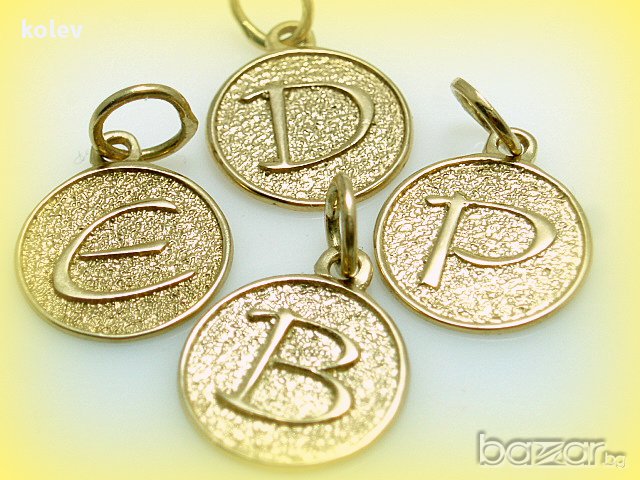 златни букви ПОД 1 грам (има избор от различни букви) в Колиета, медальони,  синджири в гр. Габрово - ID11142025 — Bazar.bg