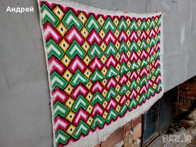 Старинен ковьор,покривка за стена #27, снимка 2 - Антикварни и старинни предмети - 23775171