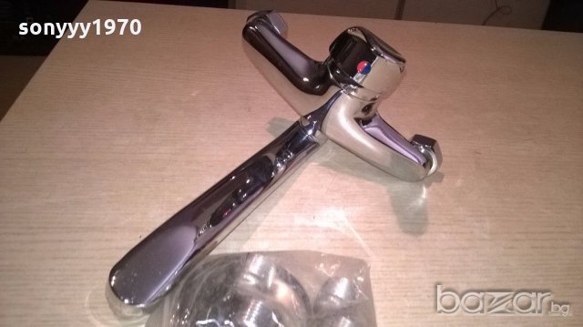 смесител за стена с чучур 23см-нов, снимка 5 - Смесители - 19218325