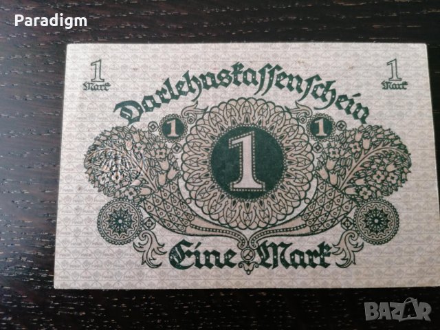 Банкнота - Германия - 1 марка UNC | 1920г., снимка 4 - Нумизматика и бонистика - 25902586