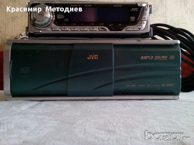  JVC mp3player.jvc 12 disc mp3 changer , снимка 1 - Аудиосистеми - 13997106
