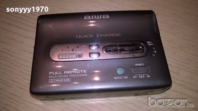 Aiwa-метална ретро машинка за колекция-внос швеицария, снимка 3 - Ресийвъри, усилватели, смесителни пултове - 15734157