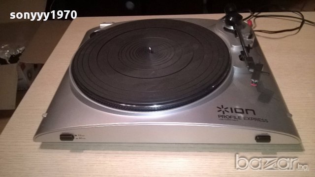 Ion-profile express-vinyl to mp3 turnable-в кашон-внос англия, снимка 6 - Ресийвъри, усилватели, смесителни пултове - 16846216