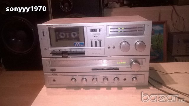 Sharp receiver+sharp deck-made in japan-внос швеицария, снимка 9 - Ресийвъри, усилватели, смесителни пултове - 16320569