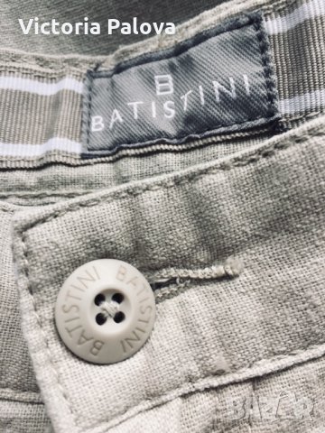 Модерен нов панталон лен и памук B BATISTINI, снимка 7 - Панталони - 25354539