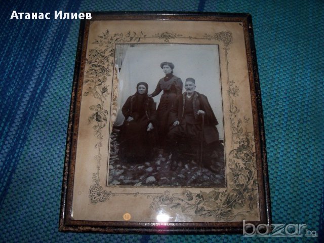 Стара фотография на българско семейство, снимка 8 - Антикварни и старинни предмети - 13519519