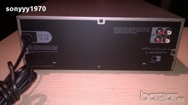 wharfedale s-990 cassette-uk-внос англия, снимка 8 - Аудиосистеми - 12679627