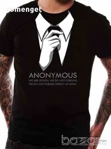 HALLOWEEN! Мъжки тениски ANONYMOUS VOICE ILLUMINATI! Поръчай с твоя снимка!