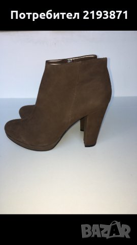 Естествена кожа набук кафяви боти Buffalo London номер 41