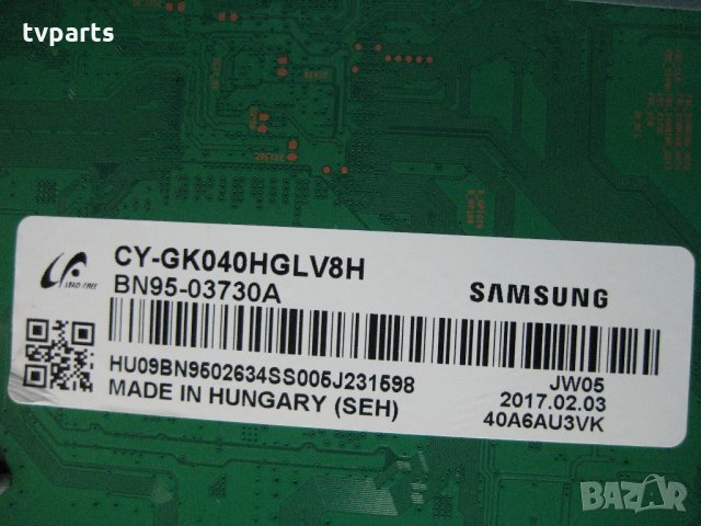 Борд за Samsung BN41-02528  BN41-02528A BN94-11378L UE40KU6000K, снимка 4 - Части и Платки - 22109039