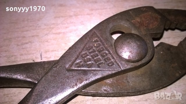 USA forged steel usa-клещи внос швеицария-16см, снимка 6 - Клещи - 24636731