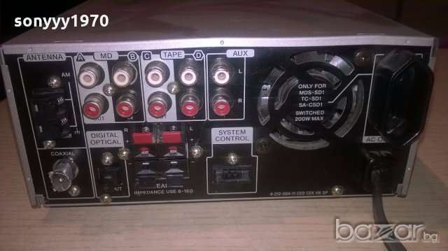 sony-cd/tuner/ampli-внос швеицария, снимка 15 - Ресийвъри, усилватели, смесителни пултове - 19655292