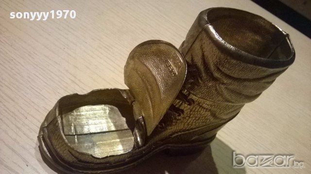 Златната обувка-14/11/6см-made in spain-мед/месинг-внос швеицария, снимка 6 - Колекции - 13904027