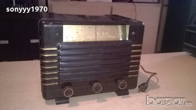 антика-бакелитово-лампово радио-внос франция, снимка 12 - Ресийвъри, усилватели, смесителни пултове - 19440136