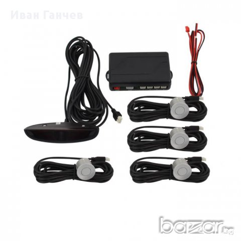 Парктроник системи с 4 датчика - и Led дисплей (черни и сиви датчици , снимка 6 - Аксесоари и консумативи - 14102318