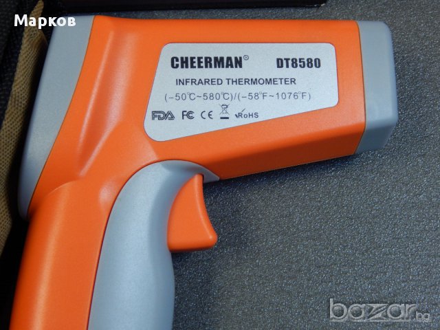Безконтактен термометър DT 8580 -50 +580 градуса, снимка 2 - Други - 13453944