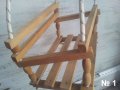 Дървени детски люлки от едно време, снимка 3