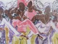  Танцуващи жени-картина с маслени бои, снимка 6