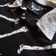 Намалена KILLSTAR фланелка с къс ръкав и яка мъжка, снимка 4 - Тениски - 18056982