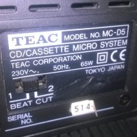 teac mc-d5 cd/deck/tuner/amplifier-japan-внос швеция, снимка 15 - Ресийвъри, усилватели, смесителни пултове - 21883509