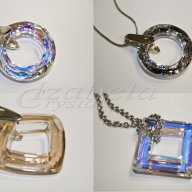  Комплект  Сваровски "Square" Crystals from SWAROVSKI ®, снимка 6 - Бижутерийни комплекти - 11406213