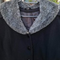 Черно дамско зимно палто, снимка 3 - Палта, манта - 22518476