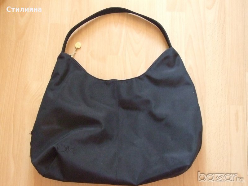 DKNY Donna Karan New York оригинална черна чанта от плат, снимка 1