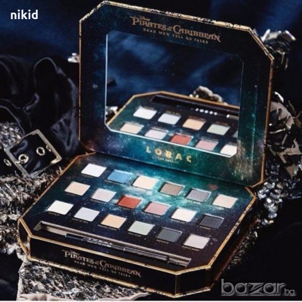 18 цвята LORAC Pirates of the Caribbean Палитра сенки за очи+плюс черен молив, снимка 1