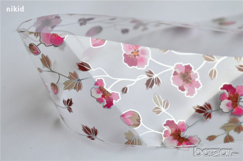 пълзящи цветя декорация декоративно фолио лента за нокти маникюр 3д различни 100cmx4cm, снимка 1