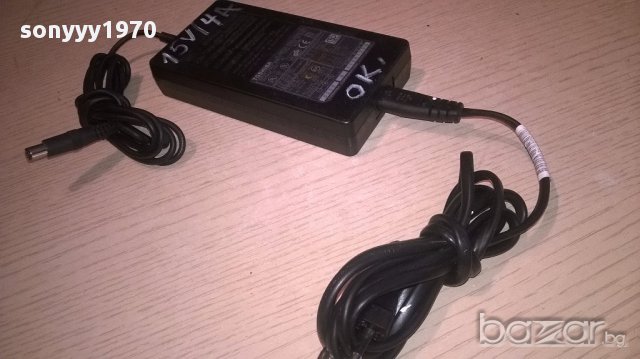 Toshiba-15волта/4ампера-оригинално захранване-внос швеицария, снимка 8 - Захранвания и кутии - 17315457