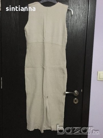 Дълга рокля с цепка, снимка 5 - Рокли - 21413619