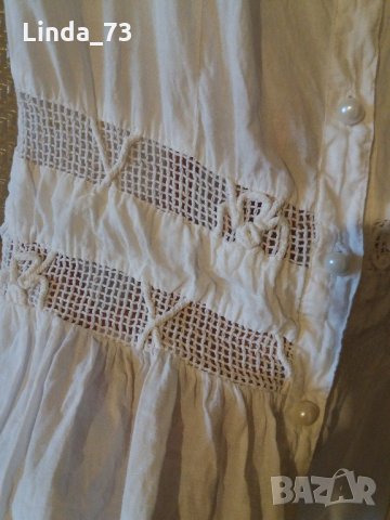 Дам.риза-"JUMP&FISH"-/памук/, цвят-бяла-2. Закупена от Италия., снимка 6 - Ризи - 21945983
