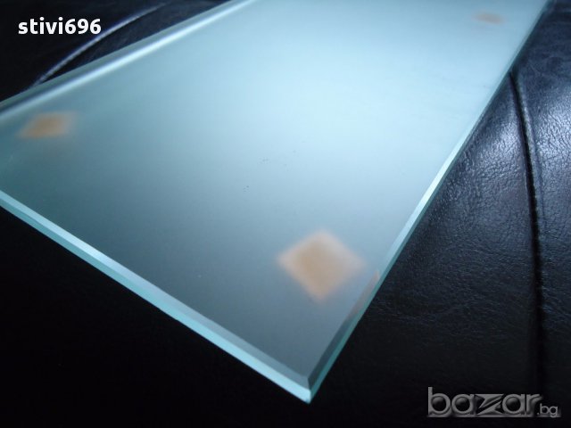 Стъклени рафтове за баня мат 8 мм , 50 см. / 15 см., снимка 1 - Мивки - 10269970