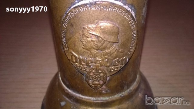 хитлериска антика-немска запалка-ретро-17х9см-внос швеицария, снимка 7 - Антикварни и старинни предмети - 18039160