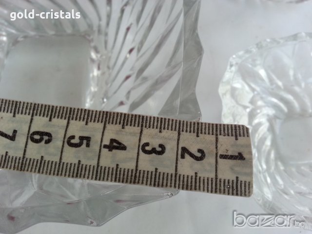 Ретро кристални купички и купа , снимка 18 - Антикварни и старинни предмети - 20598925