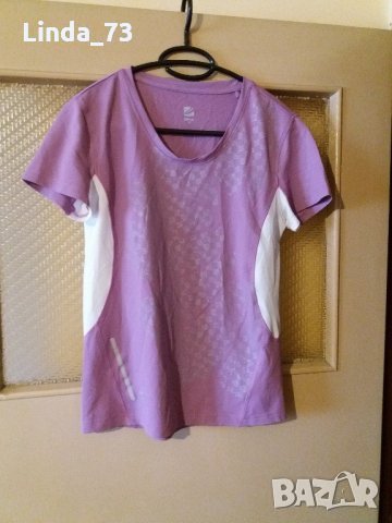 Дам.тениска-"INOC"-/полиестер+ликра/-св.лилава. Закупена от Италия.