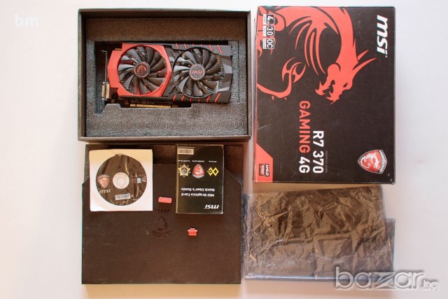 msi radeon r7 370 4gb, снимка 2 - Видеокарти - 21438326