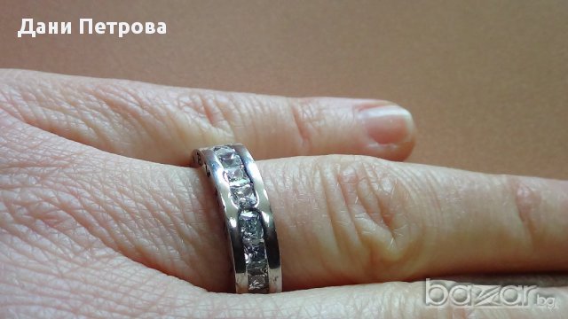 Сребърен пръстен Булгари, снимка 8 - Пръстени - 9447865