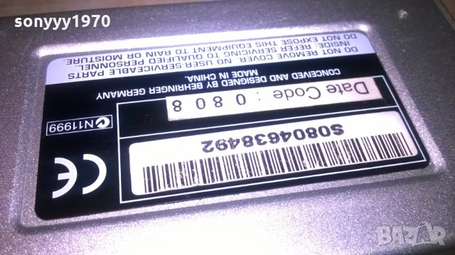 behringer pp400 ultra-compact phono preamp-внос швеция, снимка 12 - Ресийвъри, усилватели, смесителни пултове - 25722011