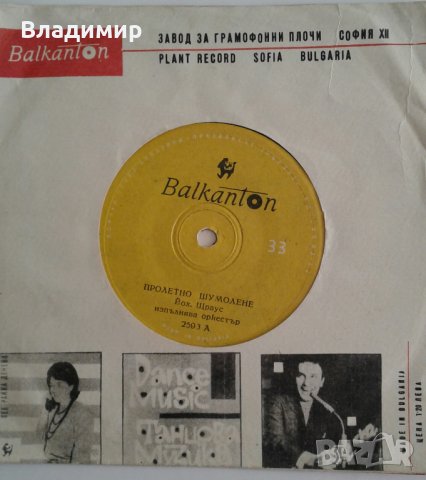 Грамофонни плочи Балкантон-1Емил Димитров,Би Джииз,Бениамино Джили,Йохан Щраус , снимка 12 - Грамофонни плочи - 21723352