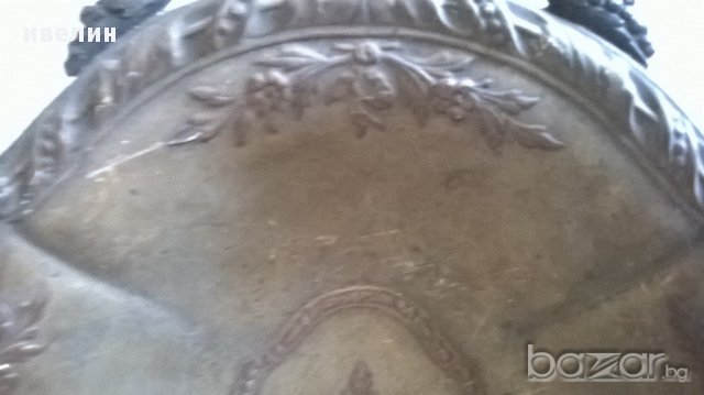 стара посребрена антикварна купа-арт деко, снимка 5 - Антикварни и старинни предмети - 17855664