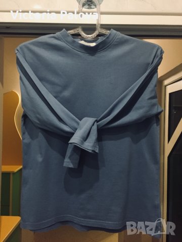 Спортна блуза,100% памук, снимка 2 - Блузи с дълъг ръкав и пуловери - 24069886