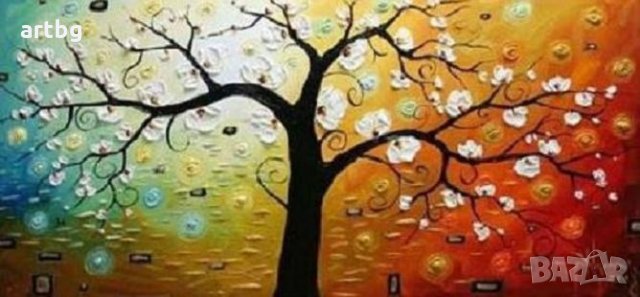 Автентична картина "Дървото на живота", снимка 2 - Картини - 24806103